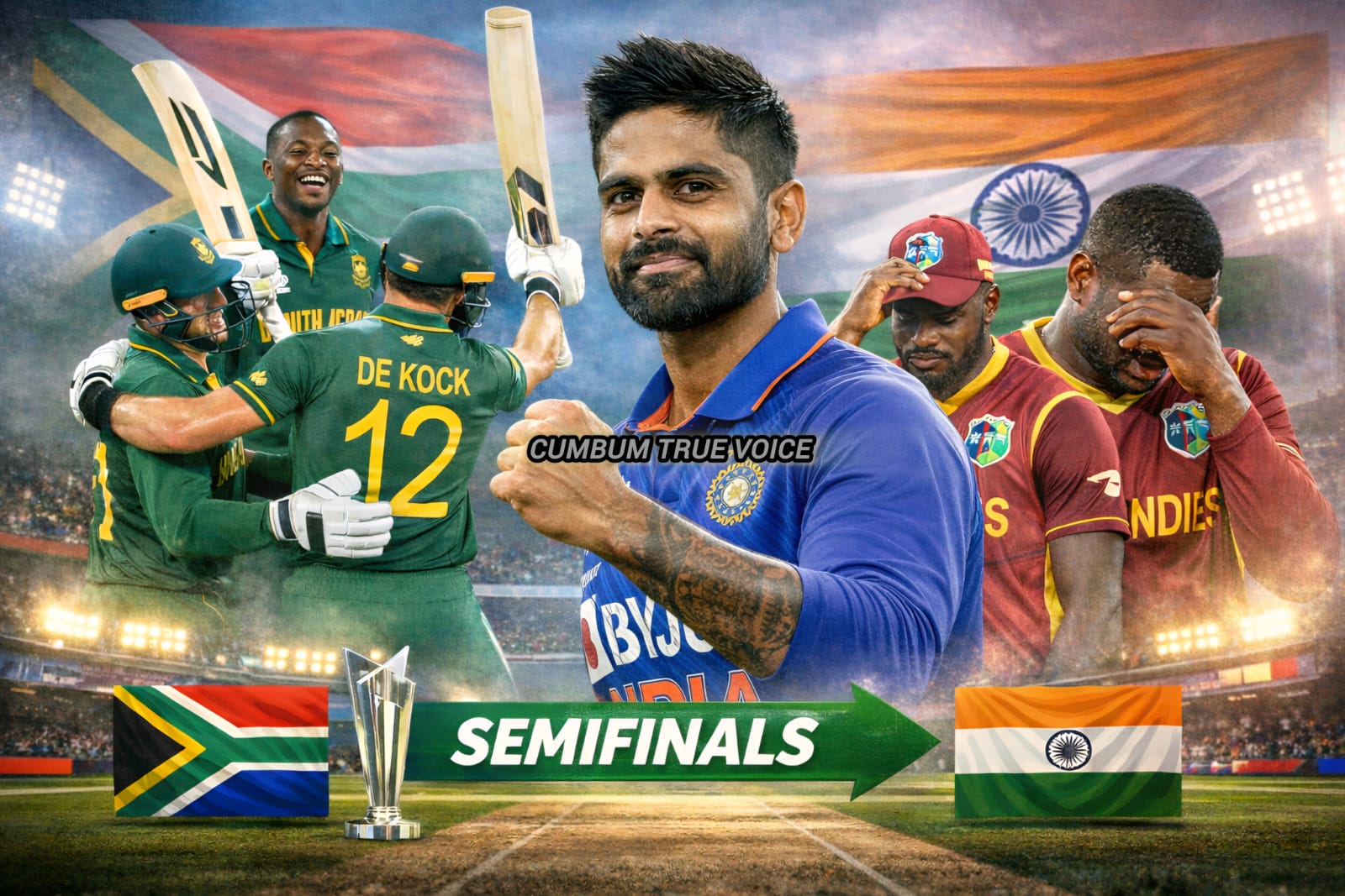 సౌత్ ఆఫ్రికా దెబ్బ.. విండీస్ విలవిల: భారత్ సెమీస్ ఆశలకు ప్రోటీస్ 'ఆక్సిజన్'!