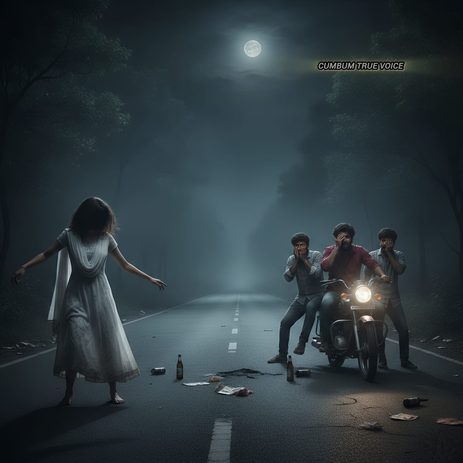 కంభం మెయిన్ రోడ్డుపై 'అర్ధరాత్రి వికృత నాట్యం': ఆ ముగ్గురు యువకులను వణికించిన భయంకర దృశ్యం!